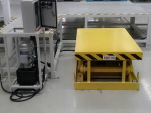 Thang nâng băng tải