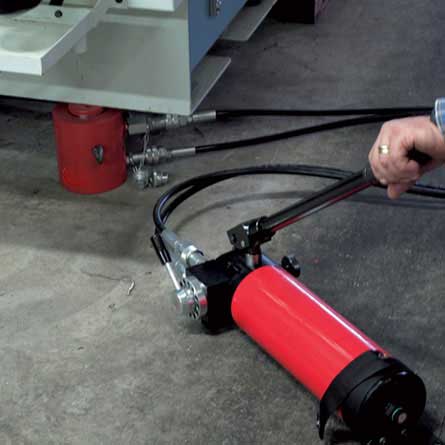 Ứng dụng bơm tay thuỷ lực 2 chiều Ứng dụng bơm tay thuỷ lực 2 chiều